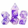 Common Ground Games 7-Set Purple Glaze Dice