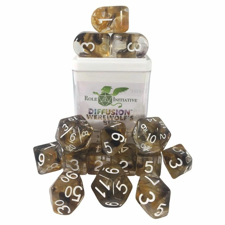 Common Ground Games Dice 15Set W/ Arch D4 Werewolfs Bite