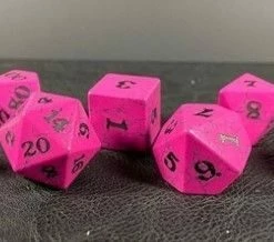 Common Ground Games 7 Set Magenta Cracked Stone