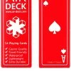 Other Card Games Air Deck Travel Playing Cards - Red