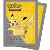 Other Pokemon TCG Ultra Pro Standard Card Game Sleeves 65ct Pokemon Pikachu Grey (84557)