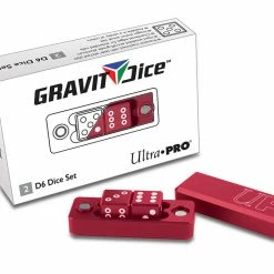 Other Ultra Pro Gravity Dice 2ct D6 Crimson (84874)