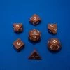 Other Ultra Pro Gold Sandstone Semi-Precious Gemstone 7ct Polyhedral Dice Set