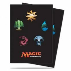 Other Ultra Pro Standard Card Game Sleeves 80ct Magic The Gathering Mana 5 Symbols (86469)