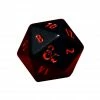 Other Dice Ultra Pro Heavy Metal D&D Black W/ Red 2D20 Set