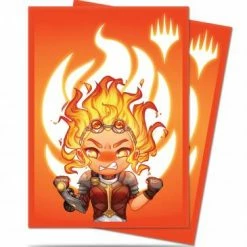 Other Ultra Pro Standard Card Game Sleeves 100ct Magic The Gathering Chibi Collection Chandra Maximum Power (86908)