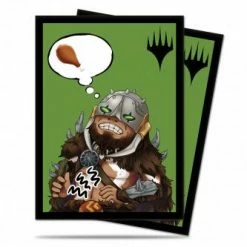 Other Ultra Pro Standard Card Game Sleeves 100ct Magic The Gathering Chibi Collection Garruk - I'm Starving! (86910)