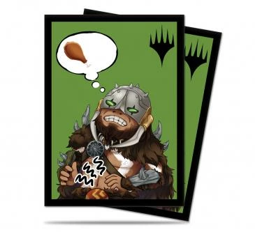 Other Ultra Pro Standard Card Game Sleeves 100ct Magic The Gathering Chibi Collection Garruk - I'm Starving! (86910)