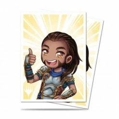 Other Ultra Pro Standard Card Game Sleeves 100ct Magic The Gathering Chibi Collection Gideon - Good Job! (86911)