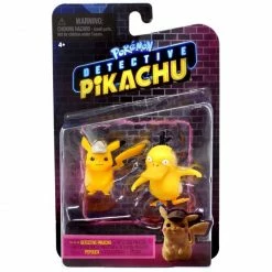Other Pokemon TCG Pokemon Detective Pikachu 2" Psyduck & Pikachu Action Figure 2-Pack
