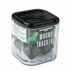 Other Warhammer 40,000 Wound Trackers Dice - Green/Black