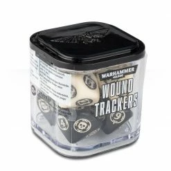 Other Warhammer 40,000 Wound Trackers Dice - Bone/Black