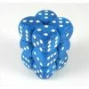 Other Dice Chessex 16mm Speckled Water 12ct D6 Set (25706)