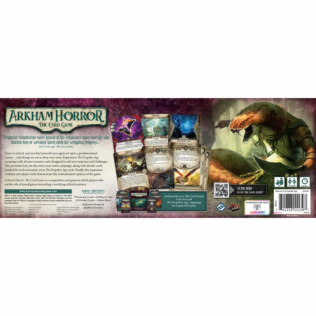 Other Arkham Horror: The Living Card Game - Return To The Forgotten Age 1 Player Games