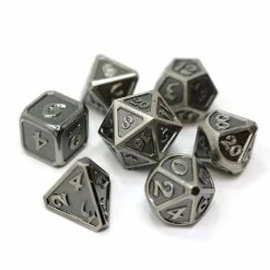 Other Die Hard Dice Metal Mythica Battleworn Silver 7ct Polyhedral Set