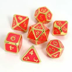 Other Die Hard Dice Metal AfterDark Neon Bloom 7ct Polyhedral Set