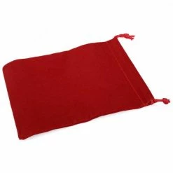 Other Chessex Velour Cloth Dice Bag Large Red (02394)