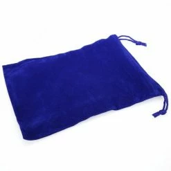 Other Chessex Velour Cloth Dice Bag Large Blue (02396)