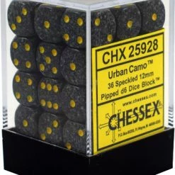 Other Dice Chessex 12mm Speckled Urban Camo 36ct D6 Set (25928)