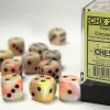 Other Chessex 16mm Festive Circus/Black 12ct D6 Set (27642) Dice