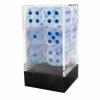 Other Dice Chessex 16mm Borealis Luminary Icicle/Light Blue 12ct D6 Set (27781)