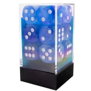 Other Chessex 16mm Borealis Luminary Sky Blue/White 12ct D6 Set (27785)