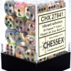 Other Chessex 12mm Festive Vibrant/Brown 36ct D6 Set (27841) Dice