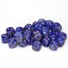 Other Chessex 12mm Lustrous Royal Purple/Gold 36ct D6 Set (27897) Dice