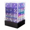 Other Chessex 12mm Borealis Luminary Purple/White 36 D6 Set (27977)