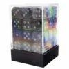 Other Dice Chessex 12mm Borealis Luminary Light Smoke/Silver 36 D6 Set (27978)
