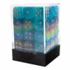 Other Chessex 12mm Borealis Luminary Teal/Gold 36 D6 Set (27985)