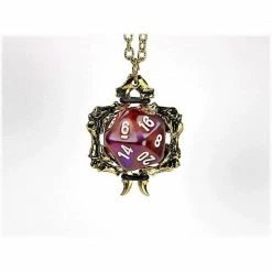 Other Dice Holder Jewelry Bones D20 Pendant In Gold