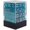 Other Chessex 12mm Translucent Teal/White 36ct D6 Set (23815)