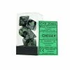 Other Dice Chessex Gemini Black-Grey/Green 7ct Polyhedral Set (26445)