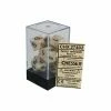 Other Chessex Marble Ivory/Black 7ct Polyhedral Set (27402)