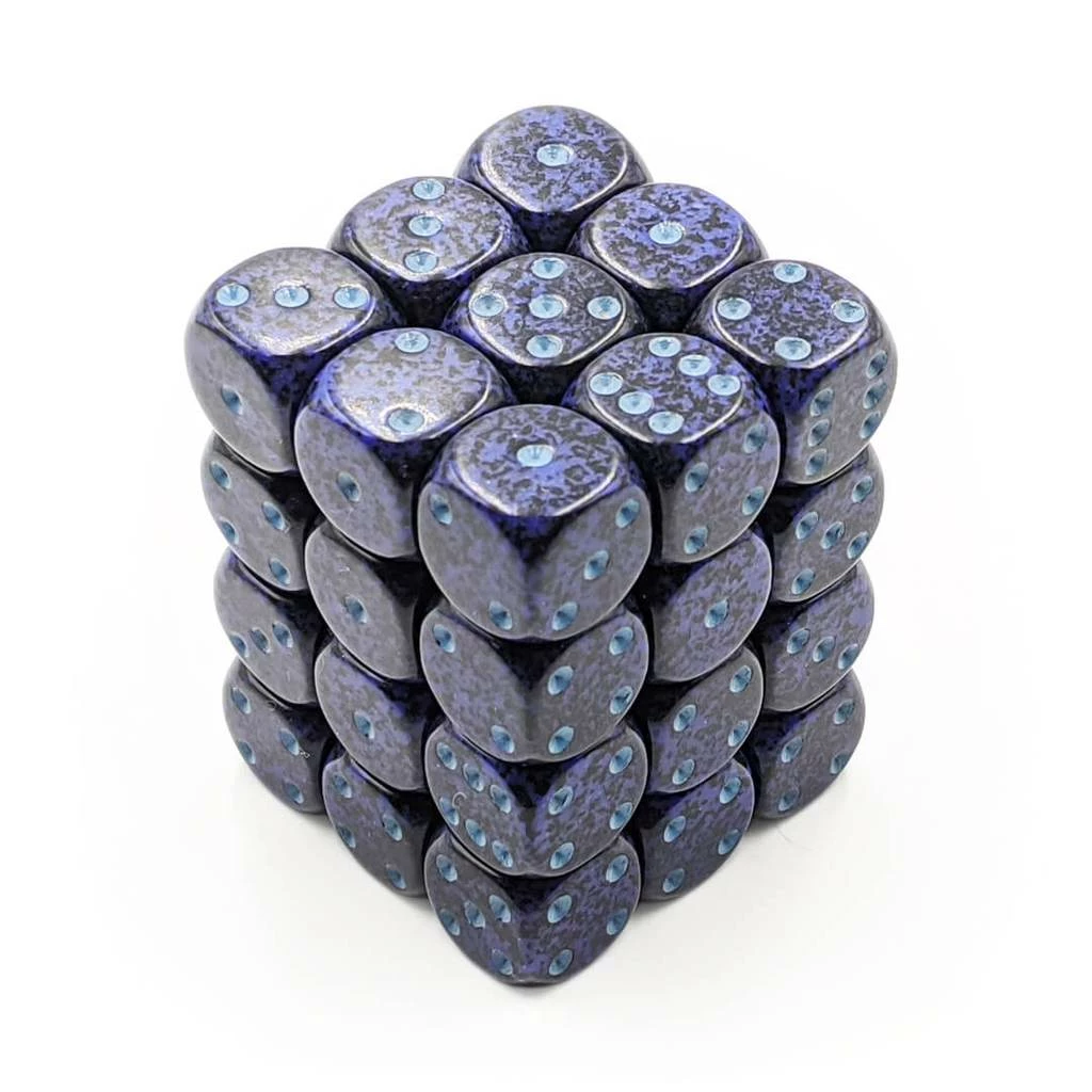 Other Dice Chessex 12mm Speckled Cobalt 36ct D6 Set (25907)