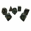 Other Hawk's Eye Semi-Precious Gemstone 7ct Polyhedral Dice Set