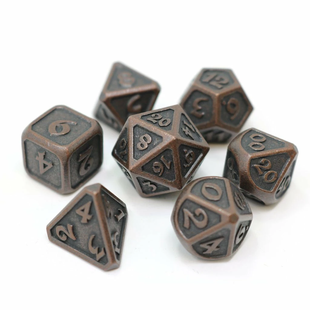 Other Die Hard Dice Metal Mythica Dark Copper 7ct Polyhedral Set