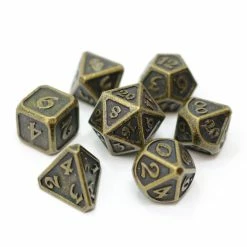 Other Die Hard Dice Metal Mythica Dark Gold 7ct Polyhedral Set
