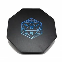 Other Easy Roller D20 Design Dice Tray With Dice Staging Area And Lid