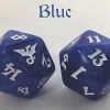 Other Black Oak Workshop Dragon Blue/White Single D20