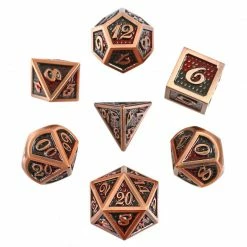 Common Ground Games Dragon Wrath Set Of 7 Metal Dice