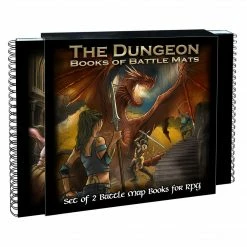Other RPG Battle Mats: The Dungeon Books Of Battle Mats Two Book Set