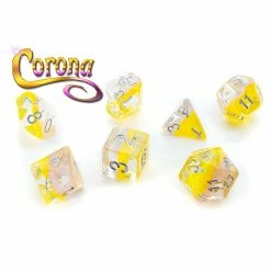 Common Ground Games Eclipse Dice: Corona 7ct Polyhedral Set