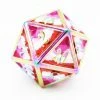 Other Dice For All Single Metal D20 - Lesbian Pride Flag With Rainbow Metal Pride Dice 2020