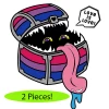 Other Pride Mimic Pin: Bisexual Dice