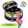 Other Dice Pride Mimic Pin: Nonbinary
