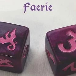 Other Black Oak Workshop Dragon Faerie Purple/Pink Single D6
