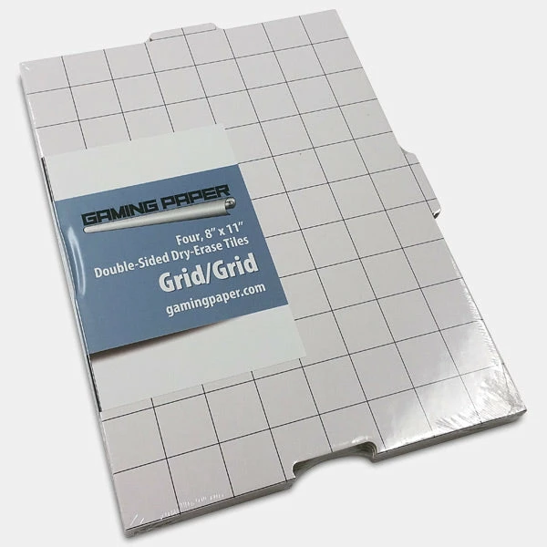 Other Gaming Paper Set Of 4 Tiles 8×11 Grid/Grid