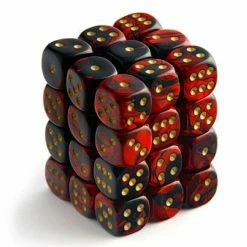 Other Chessex 12mm Gemini Black Red/Gold 36ct D6 Set (26833)